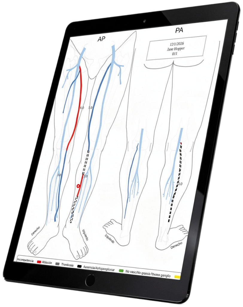 Doppler Vascular en Tablet